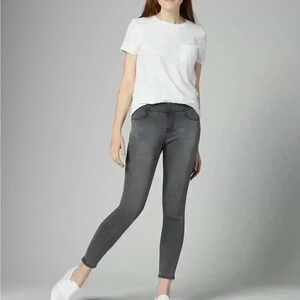 Jag Marla Faded Gray Mid Rise Stretch Pull On Ankle Power Stretch Jegging SizeXS